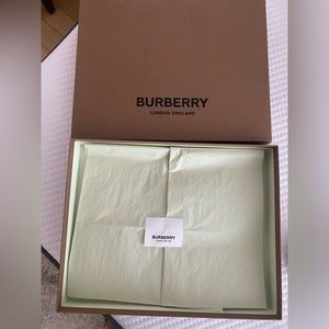 Empty Burberry Box